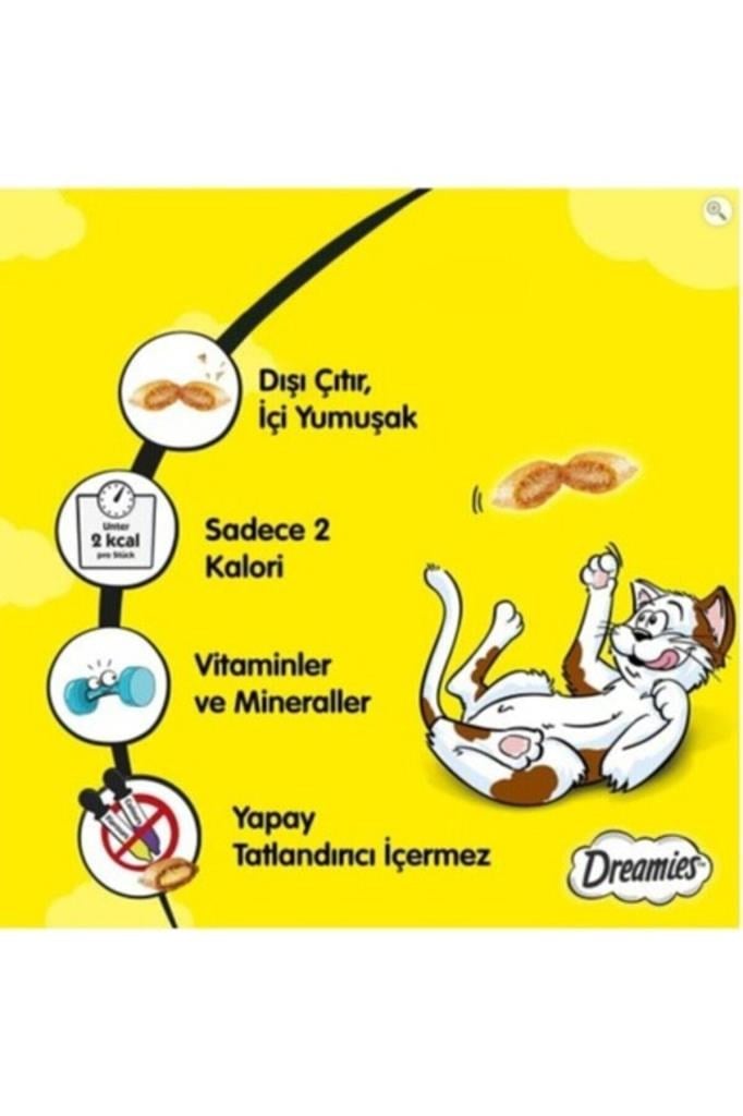Dreamies Mix Kedi Ödül Maması Peynirli-sığır Etli 60 gr X 24 Adet