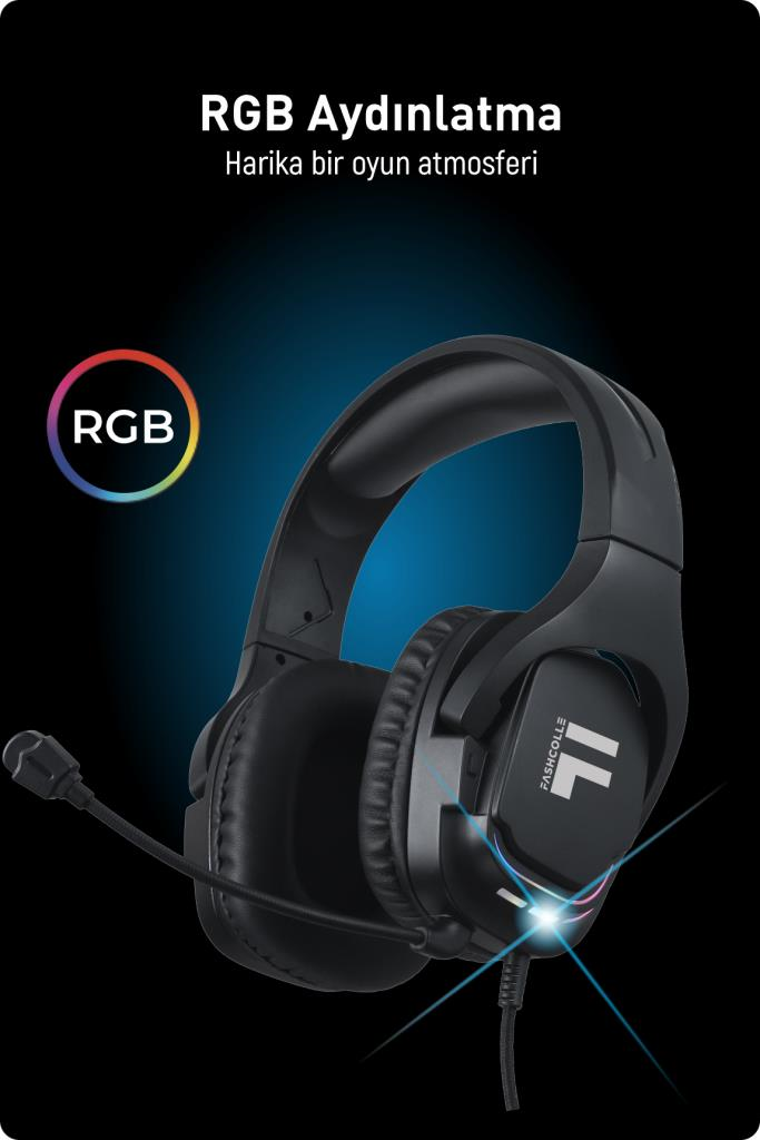 Fashcolle G900 7.1 Virtual Sound Oyuncu Kulaklığı