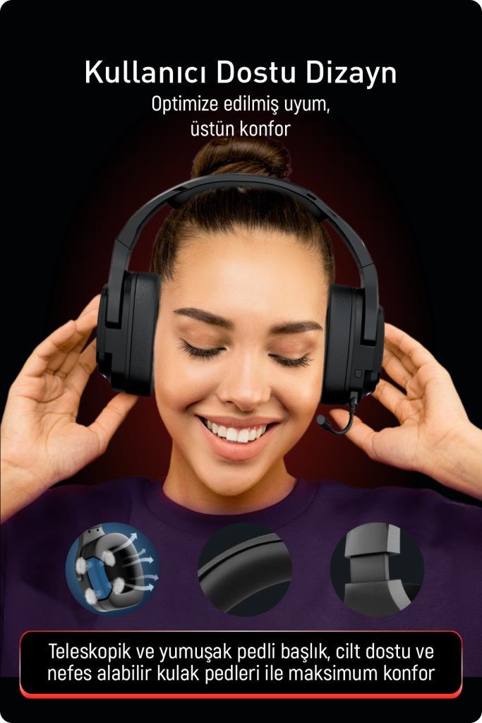 Fashcolle G900 7.1 Virtual Sound Oyuncu Kulaklığı