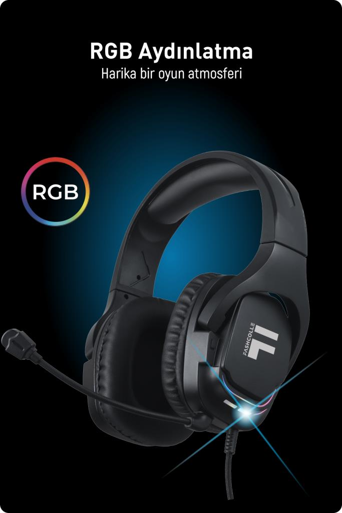 Fashcolle G900 7.1 Virtual Sound Oyuncu Kulaklığı
