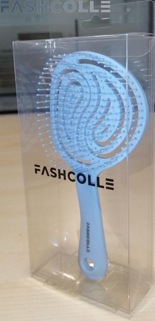 Fashcolle Mavi Üç Boyutlu Oval Saç Fırçası