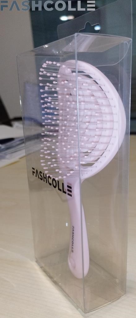 Fashcolle Pembe Üç Boyutlu Oval Saç Fırçası
