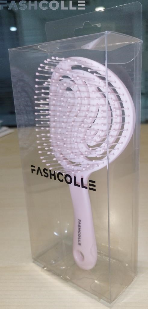 Fashcolle Pembe Üç Boyutlu Oval Saç Fırçası