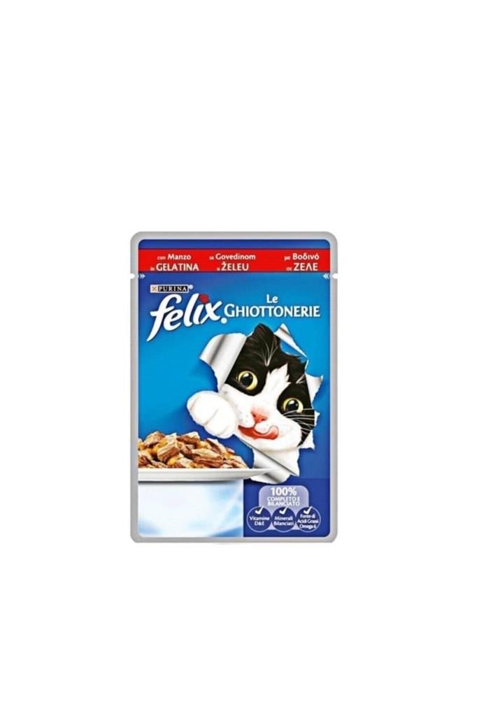 Felix Sığır Etli Jöle Içinde Kedi Maması 85 gr