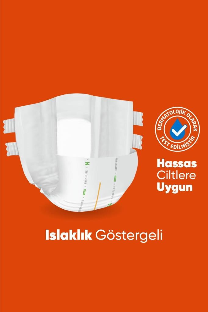 Freshlife 4lü Medium Orta Boy Yetişkin Hasta Bezi 30x4 (120 Adet)