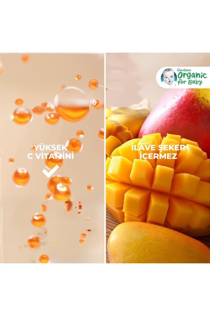Gerber Organik Yulaflı Elma Çilek Ve Muz Püresi 110 gr