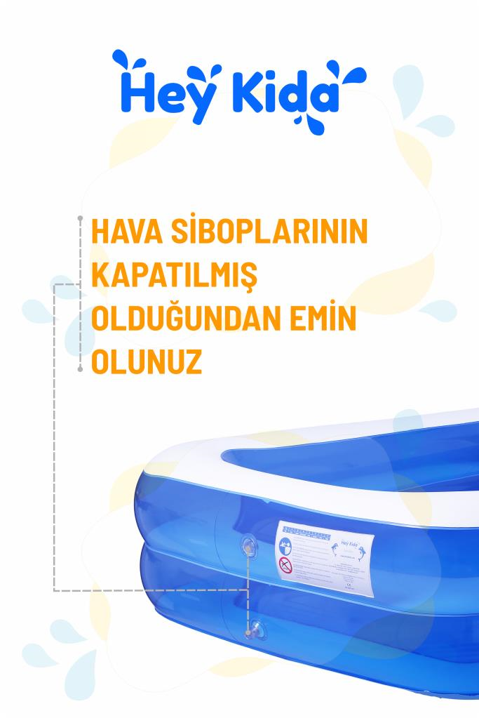 Heykida Büyük Boy Aile Havuzu ( 211x140x46)
