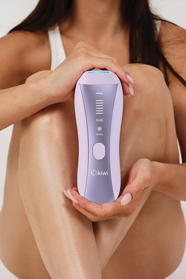 Kiwi KEP-6842 IPL Lazer Epilasyon Safir Buz Soğutma (Acısız) Seri Atış Modu Çift Flaş Oto. Cilt Tanıma