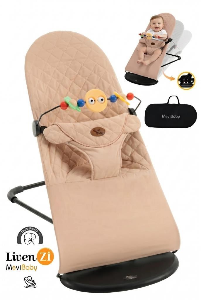 Livenzi Mobibaby Ana Kucağı Cotton Deluxe - Karamel