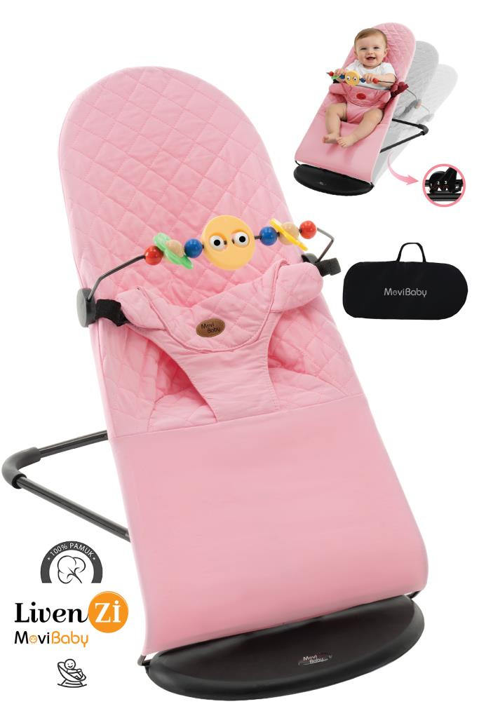 Livenzi Movibaby Anakucağı Cotton Deluxe - Pembe
