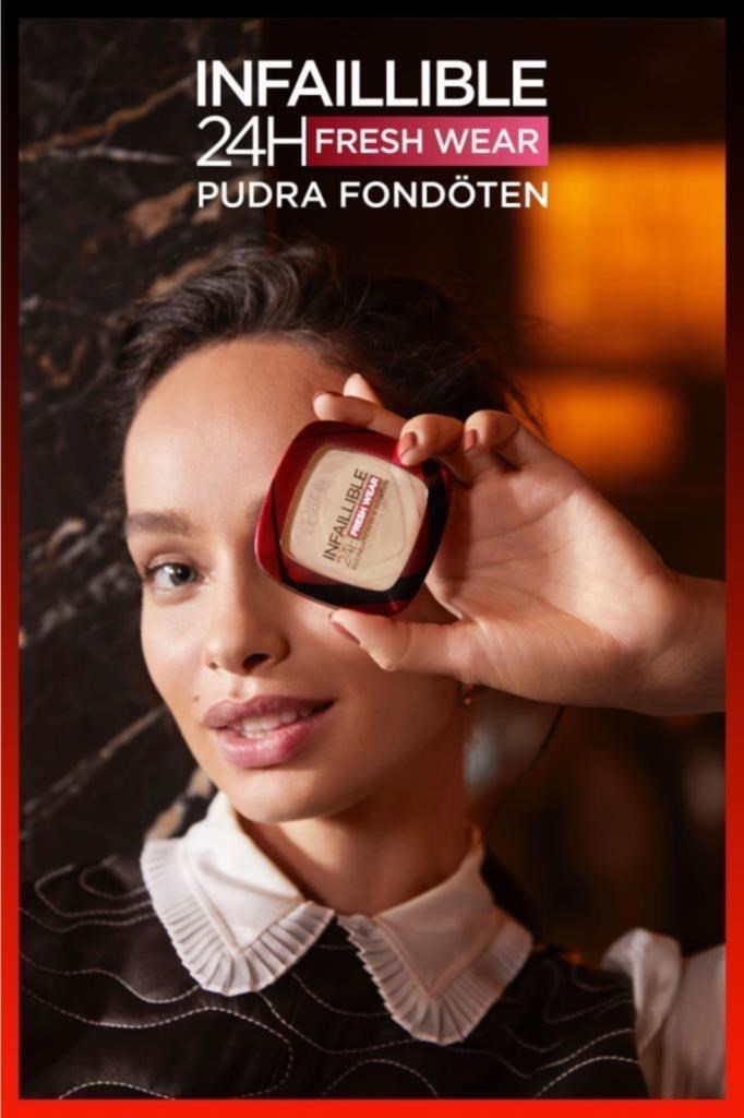 LOreal Paris Infaillible 24h Fresh Wear Pudra Fondöten 140 Golden Beige
