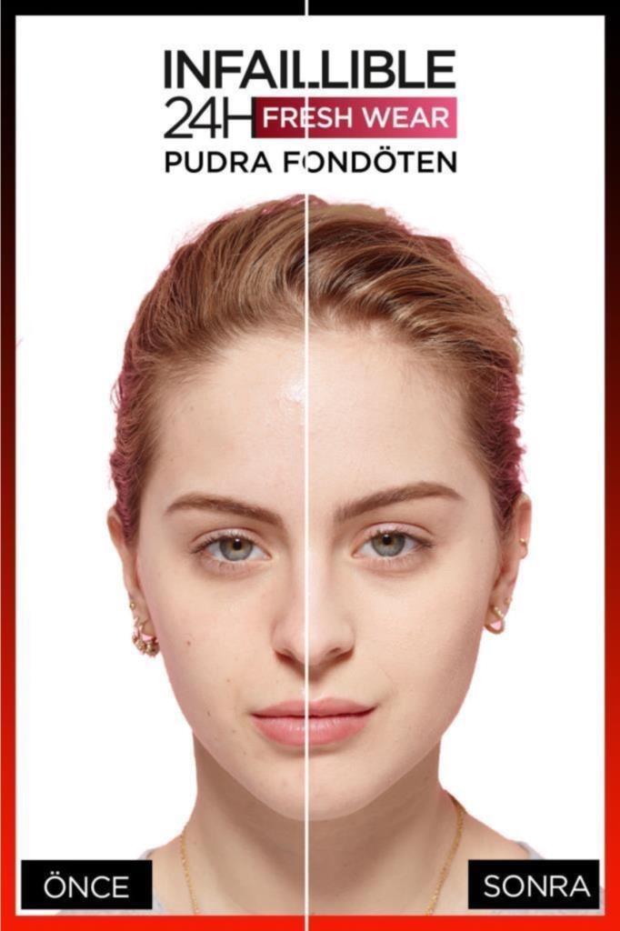 LOreal Paris Infaillible 24h Fresh Wear Pudra Fondöten 140 Golden Beige