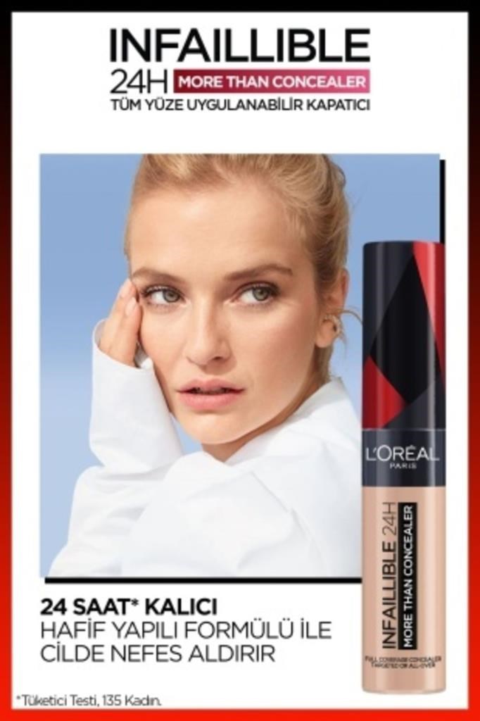 LOreal Paris Infaillible Tüm Yüze Uygulanabilir Kapatıcı 327 Cashmere