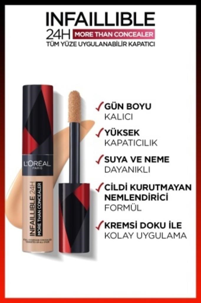 LOreal Paris Infaillible Tüm Yüze Uygulanabilir Kapatıcı 327 Cashmere