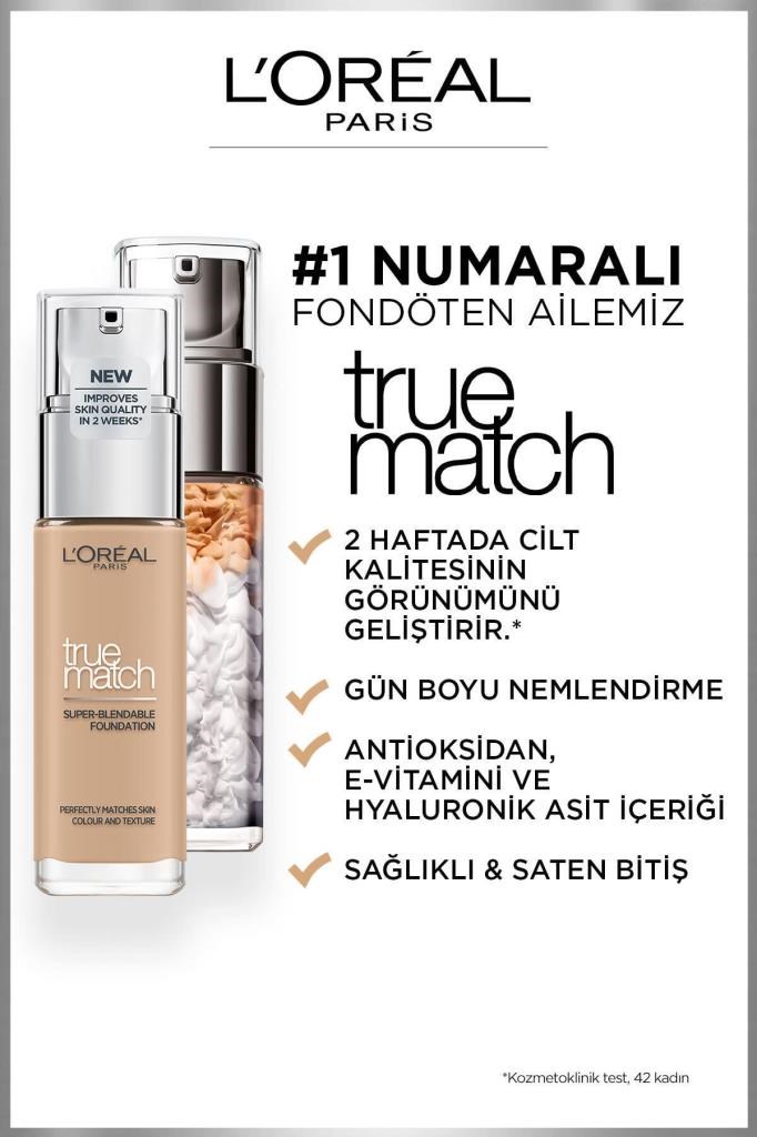 LOreal Paris True Match Bakım Yapan Fondöten 2N VANILLA