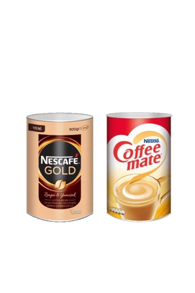 Nescafe Gold Kahve 900 gr + Nestle Coffee Mate 2 kg
