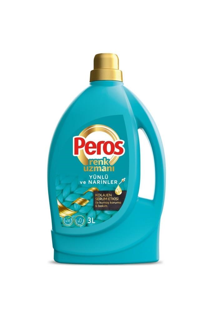 Peros Sıvı Deterjan Narinler Turkuaz 4x3L