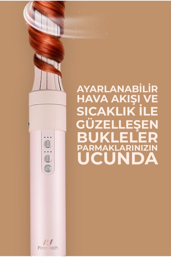 PiranTech KS-92 Profesyonel Saç Kurutma Makinesi ve Şekillendirici | Negatif İyon Teknolojis