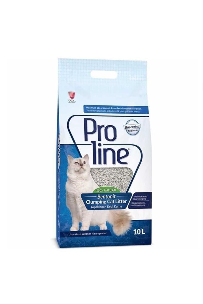 PROLINEPro Line Kokusuz Bentonit Kedi Kumu 10lt
