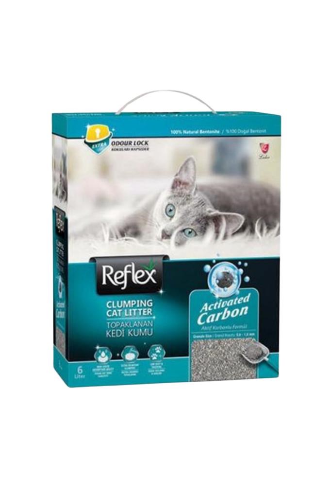 Reflex Active Carbon Gri Kedi Kumu-6 Lt