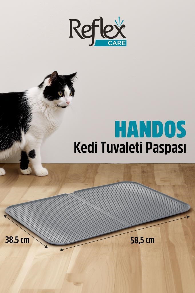 Reflex Care Handos Kedi Tuvaleti Paspası Gri (38,5 x 58,5 cm)