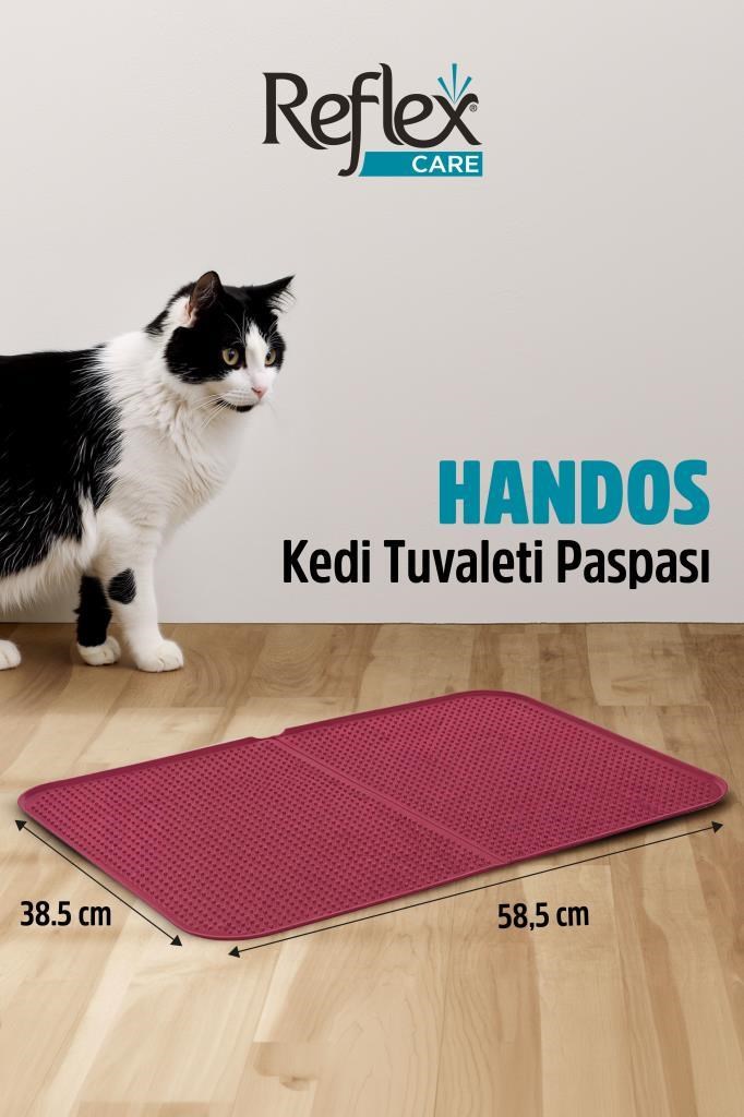 Reflex Care Handos Kedi Tuvaleti Paspası Mor (38,5 x 58,5 cm)