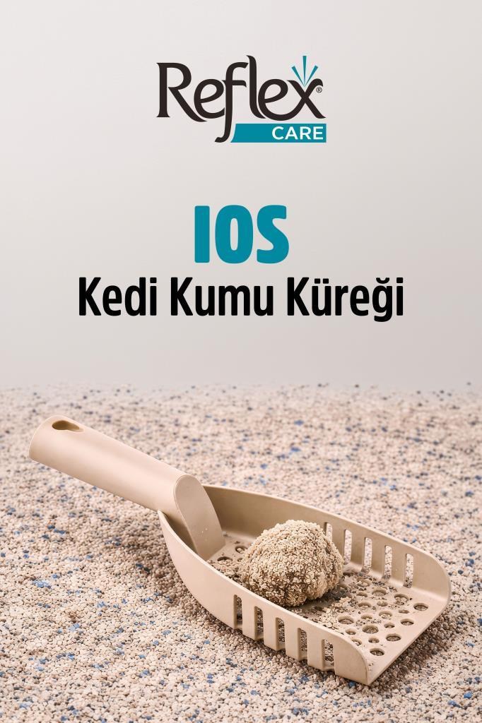 Reflex Care İos Kedi Kumu Küreği Bej (29,5 x 9,5 x 3,5 cm)