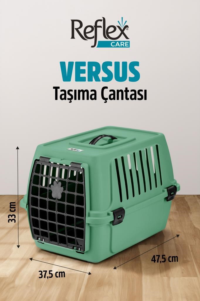 Reflex Care Versus Pet Taşıma Çantası Yeşil (47,5 x 37,5 x 33 cm)