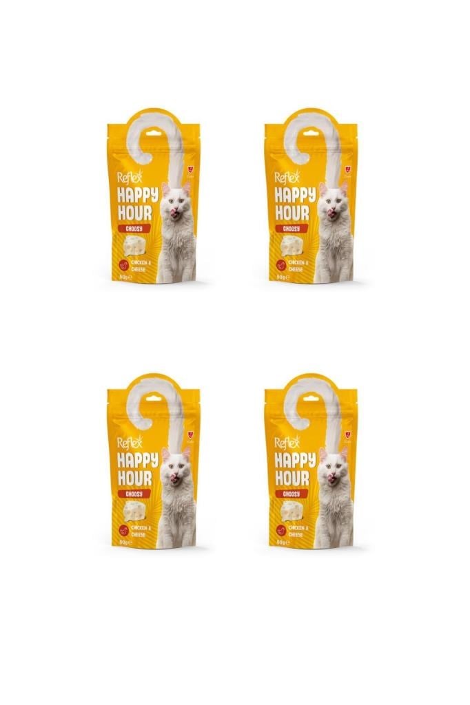 Reflex Happy Hour Seçici Kediler İçin Kedi Ödül Maması 60gr 4 Adet