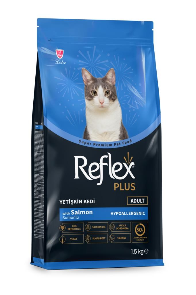 Reflex Hipoalerjenik Somonlu Yetişkin Kedi Maması 1,5 kg