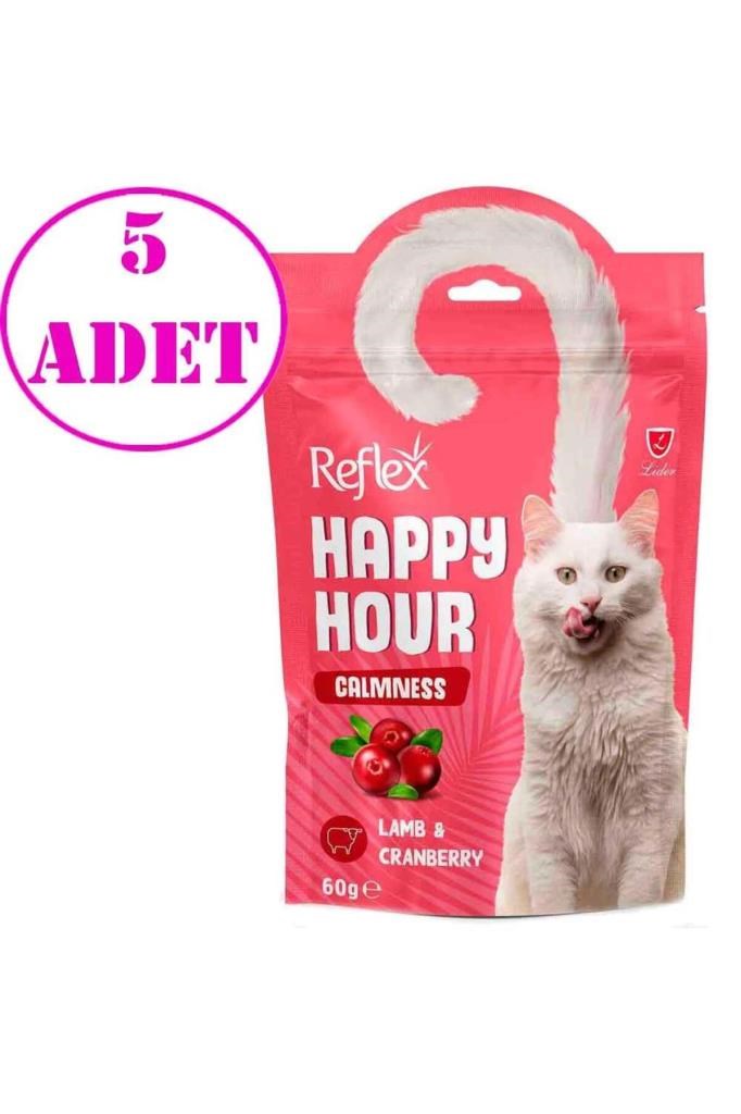 Reflex Kedi Ödülü Happy Hour Sakinleşmeyi Destekleyici 60 gr 5 Ad