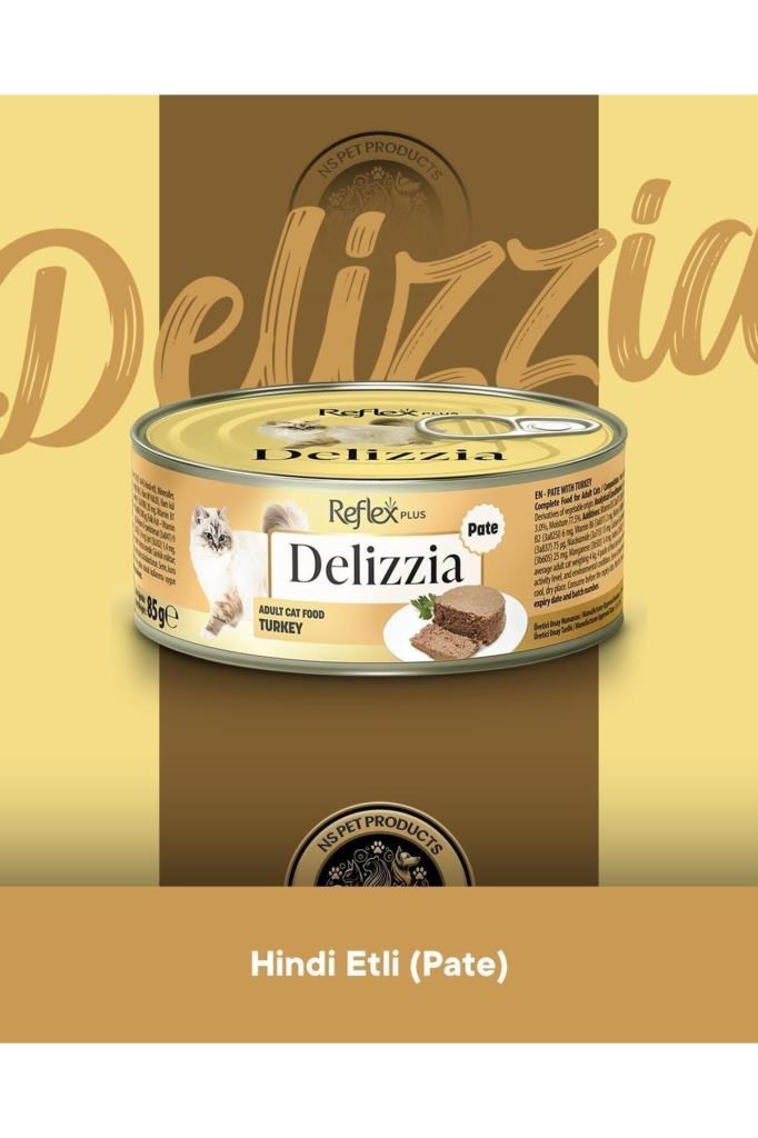 Reflex Plus Delizzia / Sos İçinde Parça Etli Karışık Yetişkin Kedi Maması 85g x 6 Adet
