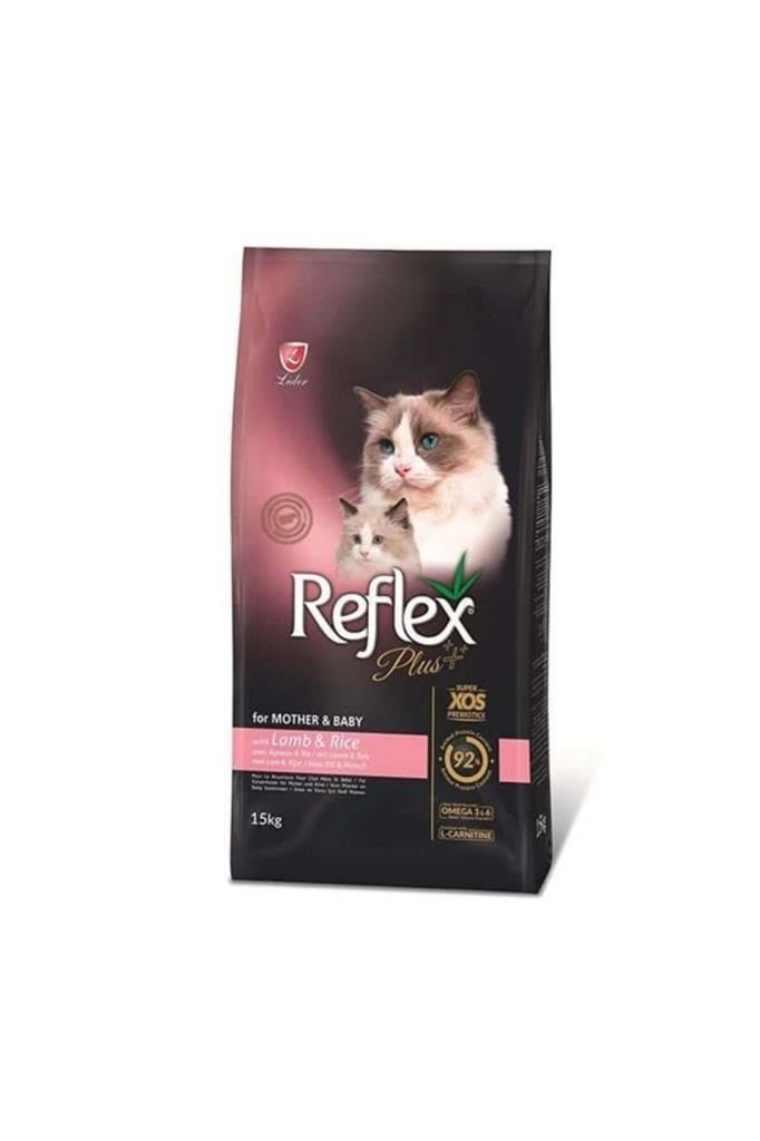 Reflex Plus Kuzu Etli Anne ve Yavru Kedi Maması 15 Kg