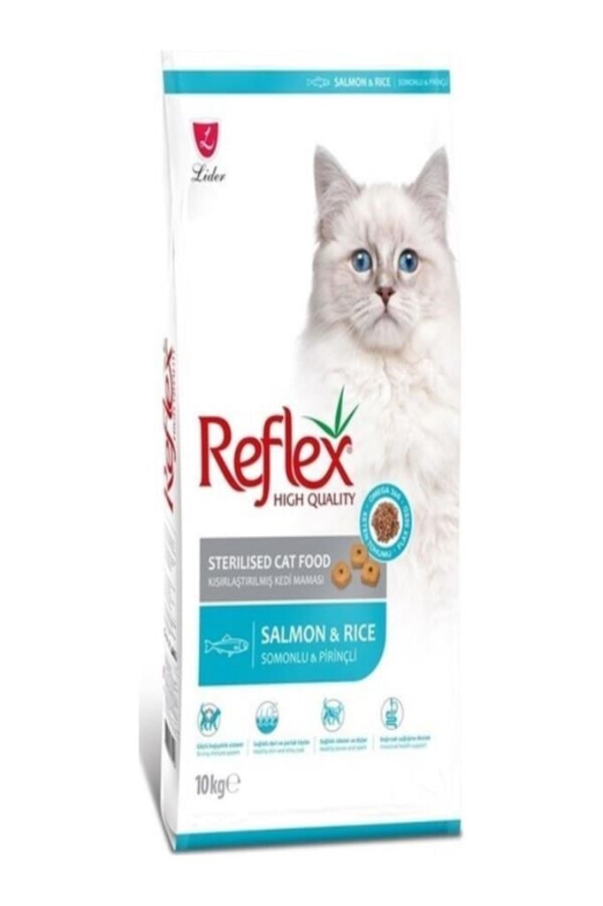 Reflex Sterılsed Salmon & Rıca Aduldt Cat Food 10 Kg