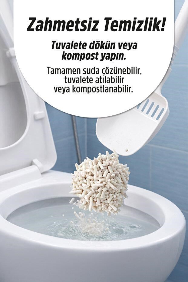 Reflex Tofu Bebek Pudrası Kokulu Kedi Kumu 4 x 7 Lt