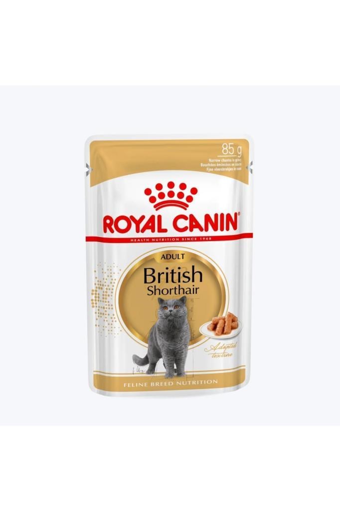 Royal Canin British Shorthair Için Özel Yetişkin Kedi Maması 85 gr * 12 Adet