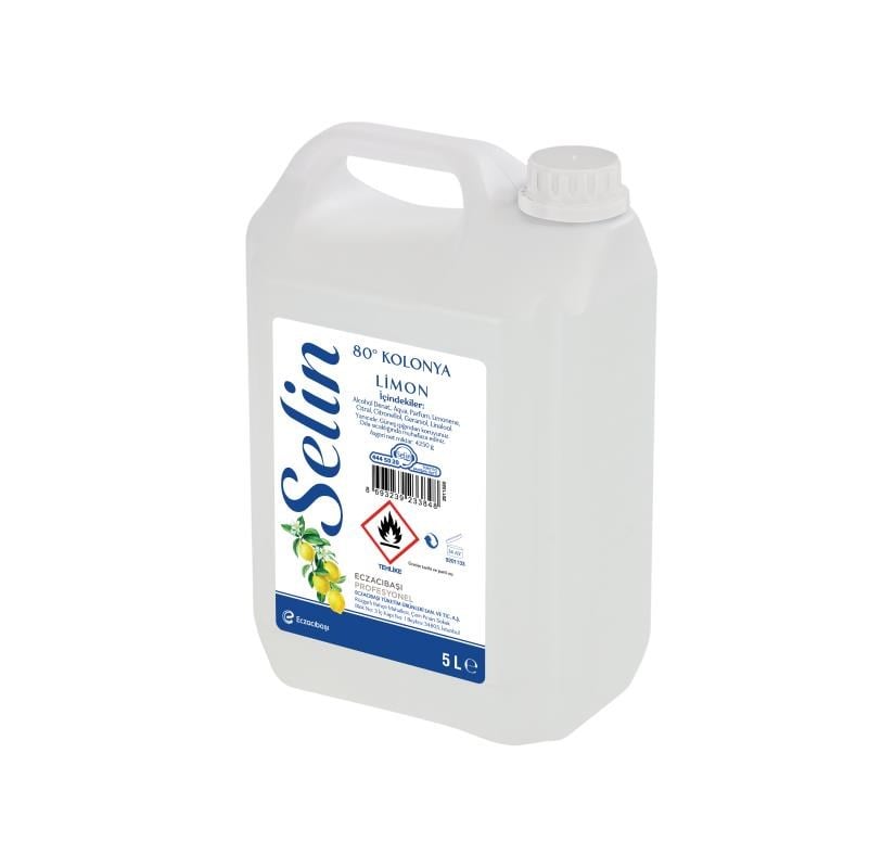 Selin Limon Kolonyası 5 Litre 80 Derece