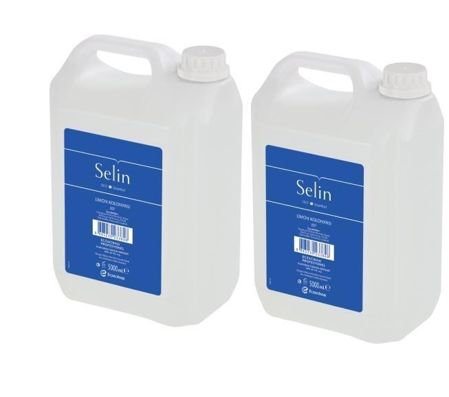 Selin Limon Kolonyası 5 Litre x 2 Adet