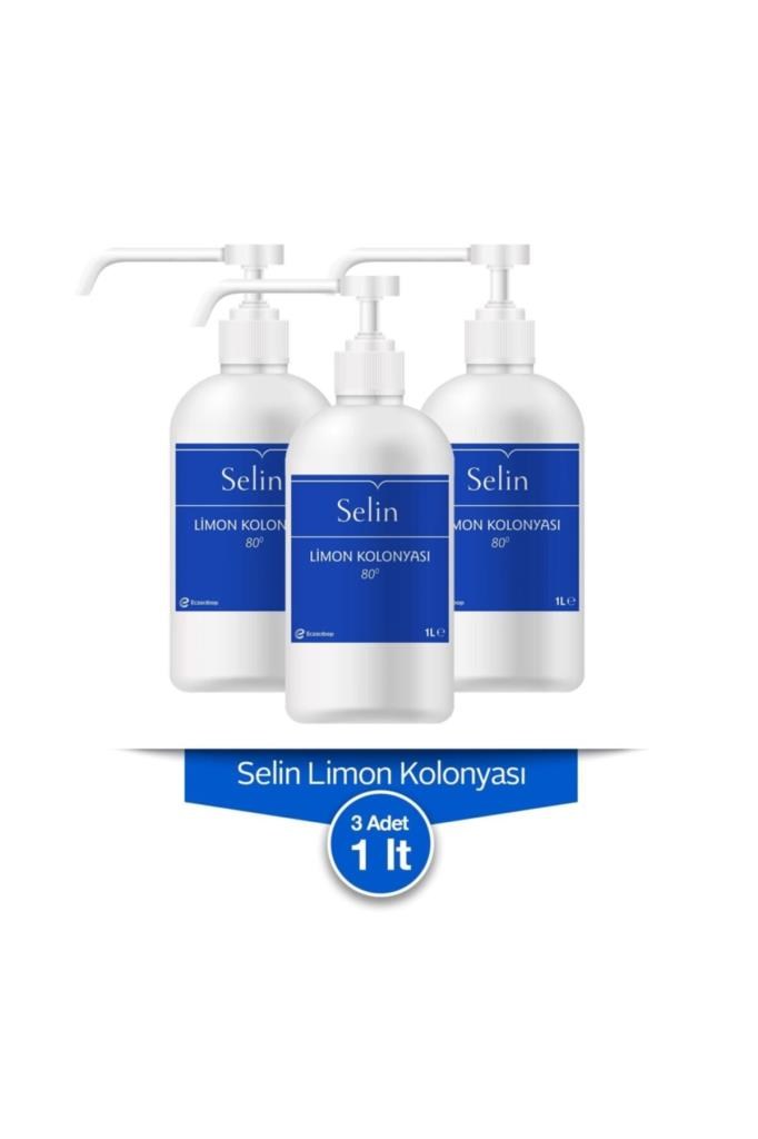 Selin Limon Kolonyası Şişe 3 Lt (1 Lt x 3 Adet)