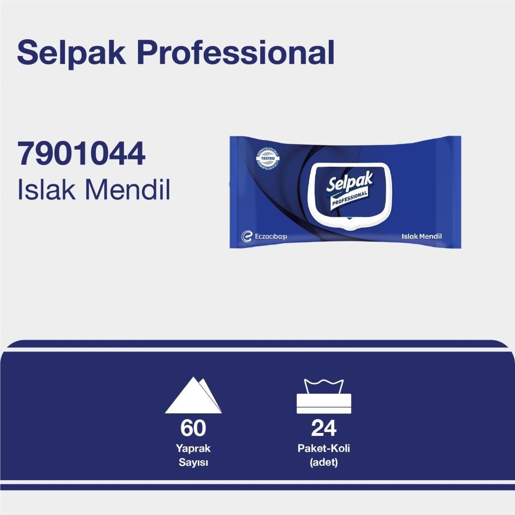Selpak Professional 24 X 60lı (1440) Premium Islak Mendil