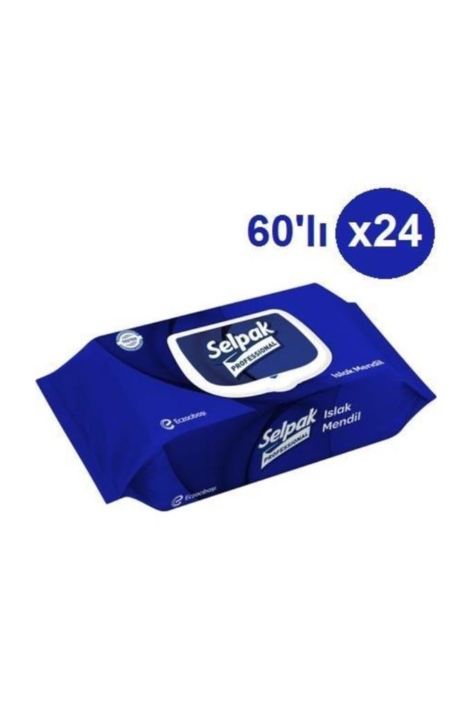 Selpak Professional 24 X 60lı (1440) Premium Islak Mendil