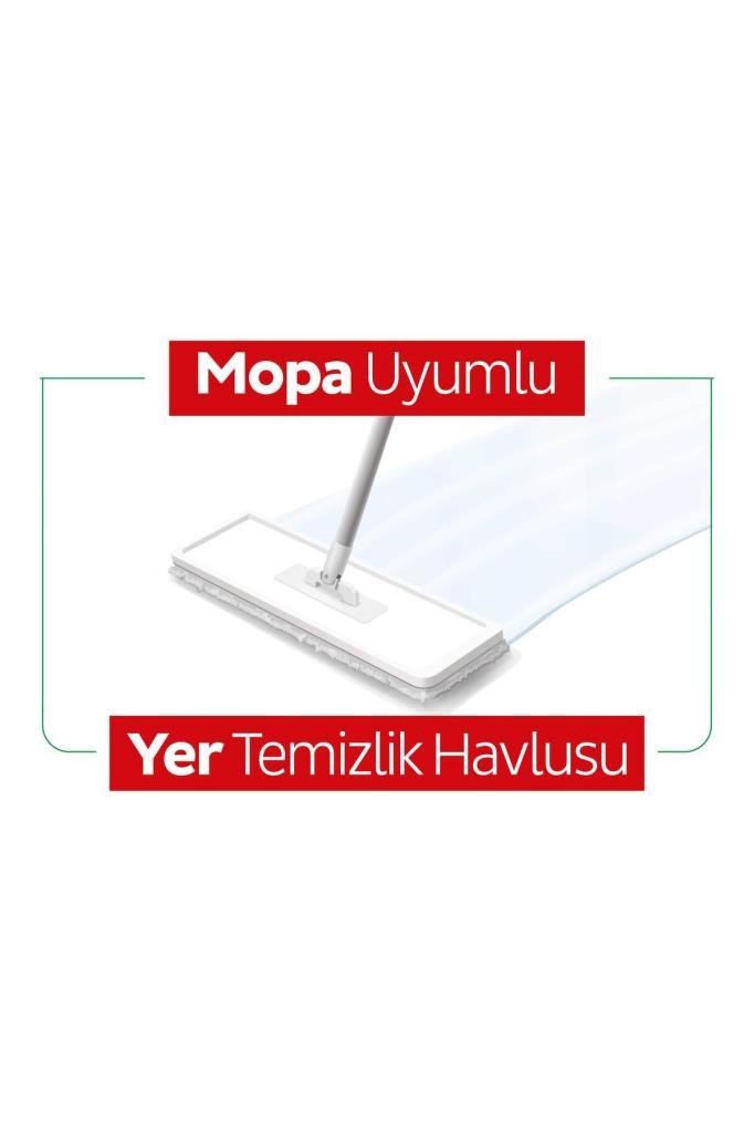 Sleepy Easy Clean Arap Sabunu Katkılı Mopa Uyumlu Yer Temizlik Havlusu&Mendili 50 Yaprak