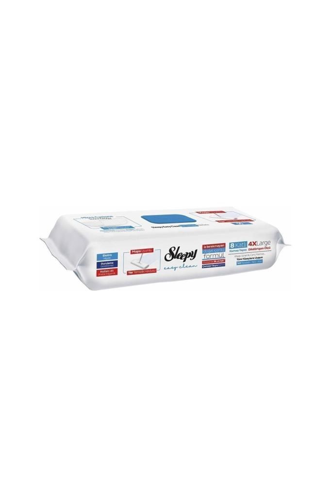 Sleepy Easy Clean Çamaşır Suyu Katkılı Mopa Uyumlu Yer Temizlik Havlusu&mendili 50 Yaprak