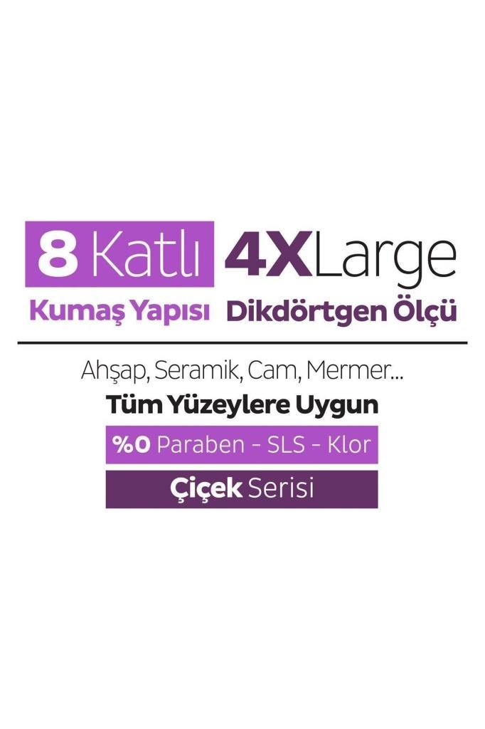 Sleepy Easy Clean Orkide Bahçesi Mopa Uyumlu Yer Temizlik Havlusu&Mendili 3X20 (60 Yaprak)