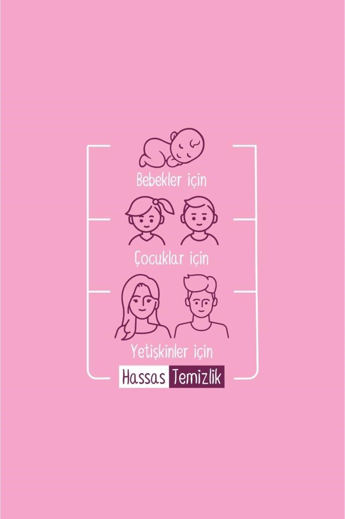 Sleepy Floral Kişisel Bakım Havlusu Çanta Boy 6x25 (150 Yaprak)