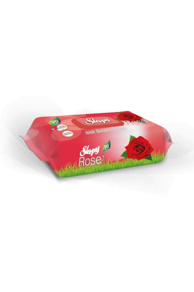 Sleepy Islak Mendil 90lı Gül Kokulu