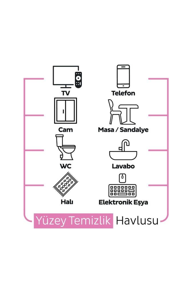 Sleepy Meyve Serisi Yüzey Temizlik Havlusu Mendili Pomelo 3x100 (300 Yaprak)