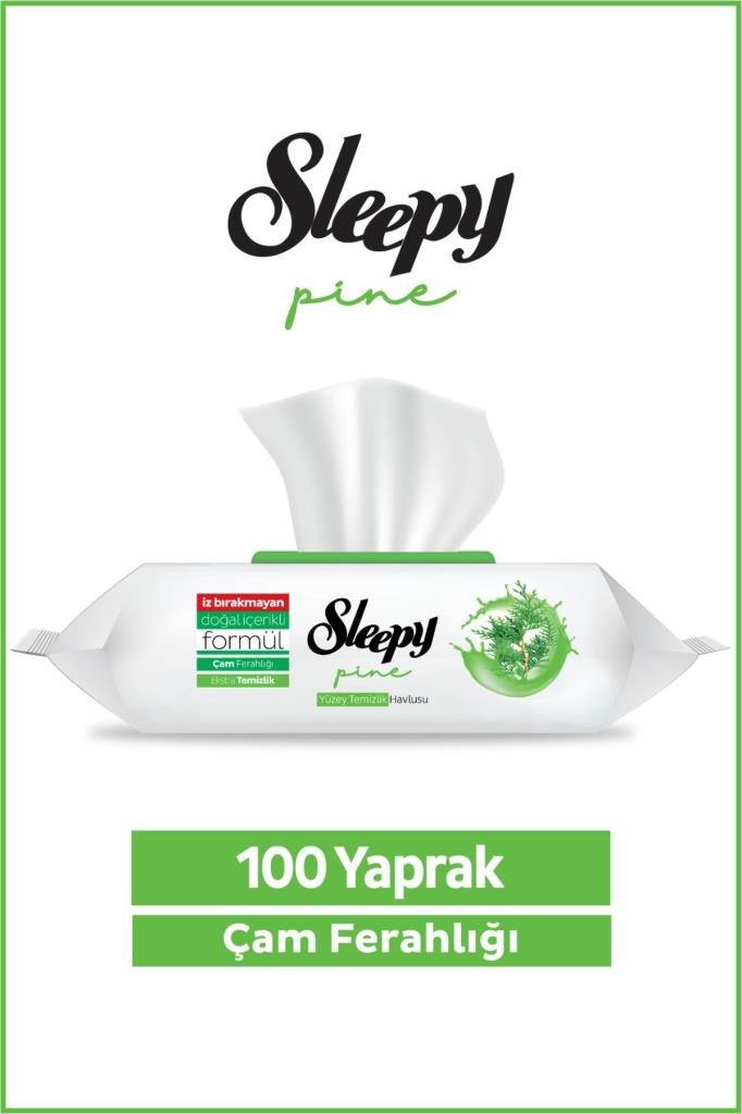Sleepy Pine Yüzey Temizlik Havlusu&Mendili Çam Ferahlığı 100 Yaprak