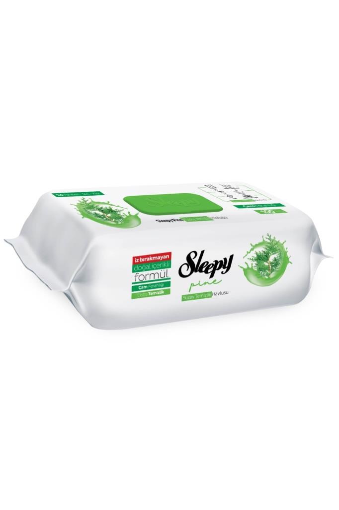 Sleepy Pine Yüzey Temizlik Havlusu&Mendili Çam Ferahlığı 100 Yaprak