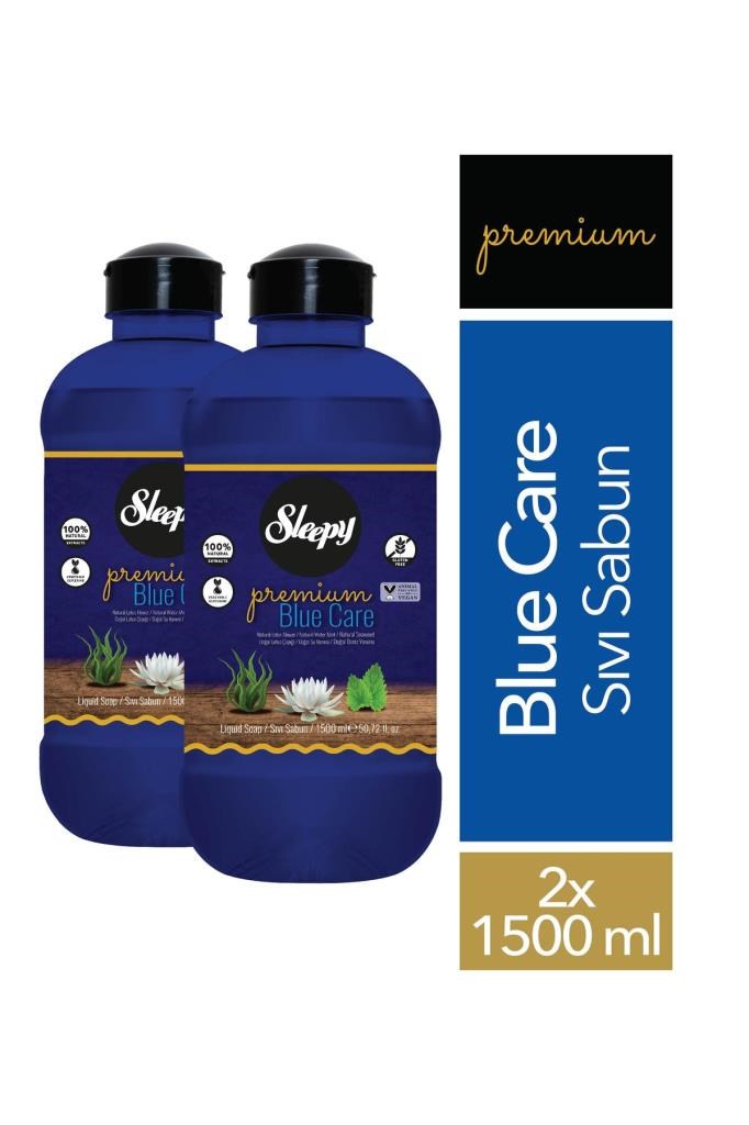 Sleepy Premium Blue Care Serisi Sıvı Sabun 2x1500 ml